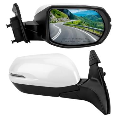 Imagem de LOIYLLEN Substituição do espelho retrovisor do lado direito do passageiro para Honda HR-V HRV 2016-2022 - Conjunto de espelhos retrovisores com 6 pinos, ajuste elétrico, luz de seta, aquecimento
