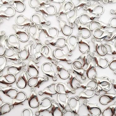Imagem de Fecho Lagosta Metal Níquel 10mm 50pçs 25g Pulseira Colar Bijuteria - M