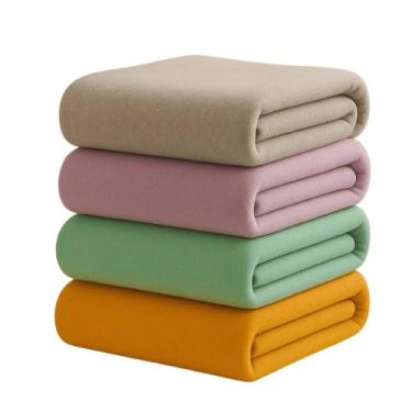 Imagem de Manta Microfibra Para Casal, 200 x 180 cm, Cores Sortidas, Material Antialérgico 100% Poliéster, Toque Felpudo, Macia e Quentinha