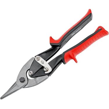 Imagem de Tesoura Manual para Chapa, 10 Polegadas,(250 mm) – Corte Reto com Cabo Emborrachado e Alavanca Dupla