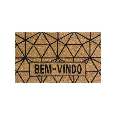 Imagem de Capacho De Poa Fibra De Coco Grade Preta 75x45cm - Uzoo Capacho Fibra De Coco Rt 75x45cm Grade Preto