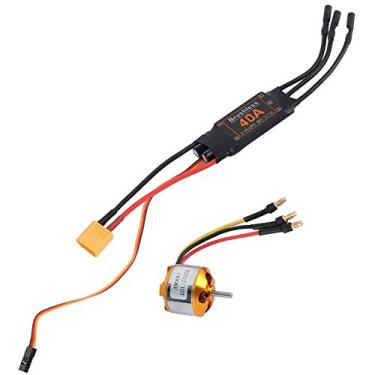 Imagem de Alta Compatibilidade, 1400kV Motor ESC Conjunto Com Proteção de Superaquecimento, para Drones RC, Helicópteros, FPV - Acessório de Metal RC, Acessório de Componente Eletrônico
