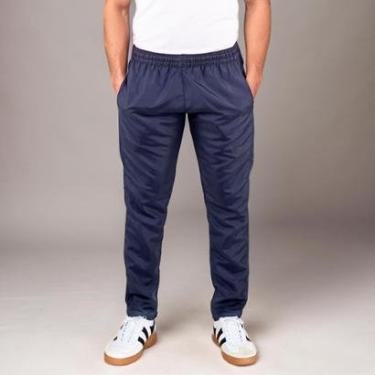 Imagem de Calça Masculina Popular Academia Treino Tactel com Bolsos Laterais-Masculino