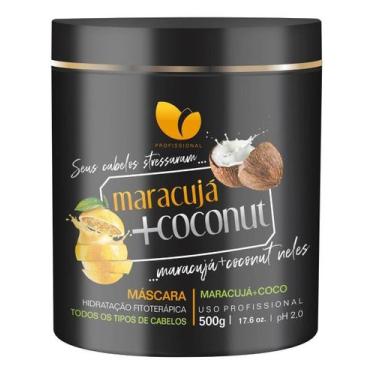 Imagem de Máscara Capilar Maracujá + Coco Manga Rosa 500 Gr