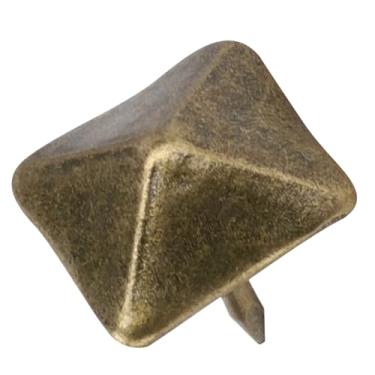 Imagem de Phefop 50 PCS Pregos de Porta de Estofamento, Tachas Prego de Porta Decorativo de Ferro de Bronze Com Ponto de Perfuração Acessórios de Hardware para Móveis para Caixa de Joias de sofá 50 PCS