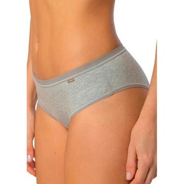 Imagem de Calcinha Biquíni Lupo Loba 40353-001 Algodão T. P/XXG, P, 8000, Cinza 