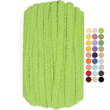 Imagem de Trança trançada Gimp - 10 jardas - 30+ cores - renda de estofamento trançado Gimp guarnição de trança de rolagem guarnição turca para fantasias decoração de casa estofados artesanato costura DIY