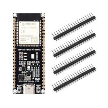 Imagem de Waveshare Microcontrolador ESP32-S3, placa de desenvolvimento Wi-Fi de 2,4 GHz, processador dual core de 240 MHz, módulo ESP32-S3-WROOM, flash de 32 MB e PSRAM de 16 MB, sem cabeçalhos