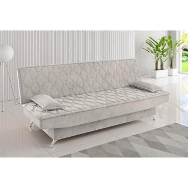 Imagem de Sofa Cama Zenite 3 Lugares Reclinável com 2 Almofadas Soltas - Viero