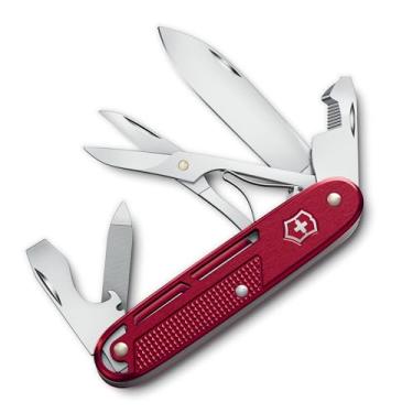 Imagem de Victorinox Canivete suíço Synergy X Alox 10 funções com tesoura e clipe de transporte, vermelho