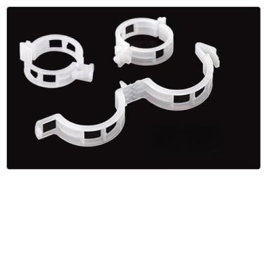 Imagem de 100 Peças de Clipes Suporte para Plantas Apoiar Caule Planta e Mudas Flores Vinhas Tomateiro no Jardim Plástico Resisten