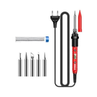 Imagem de Kit De Ferro De Solda Elétrico Ajustável 110V 220V ANENG SL104 SL105 P
