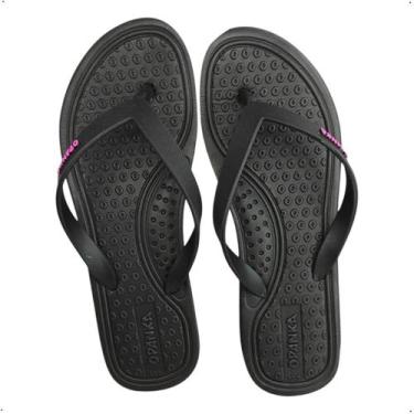 Imagem de Chinelo Sandalia Dedo Opanka Camelia Conforto, 37/38, Preto