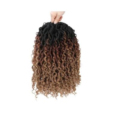 Imagem de Extensões De Cabelo Sintético De 14 Polegadas Com Tranças Falsas E Pon