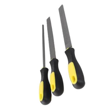 Imagem de Acouto Conjunto de Arquivos de Madeira de Dente Grosso de 3 Unidades, Ferramentas Manuais de Aço Carbono para Rebarbação, Polimento e Carpintaria