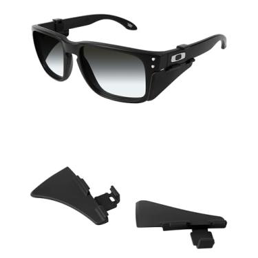 Imagem de Mryok Protetores laterais para óculos de sol Oakley Holbrook/Holbrook XL/Holbrook AF/XS/XXL/XXS/RX - Preto