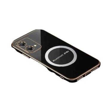 Imagem de Capa Luxuosa Com Placa Magnética Para Motorola G55 G75 G64 G84 G35 Edg