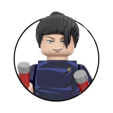 Imagem de Blocos De Montar Jujutsu Kaisen Mini Figuras De Ação Itadori Yuji Gojo