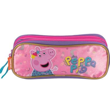 Imagem de Estojo Peppa Dots Infantil Colorido Sestini-Feminino