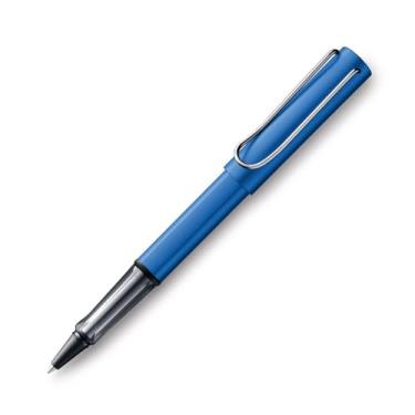 Imagem de LAMY AL-star oceanblue - Caneta Rollerball com grip ergonômica transparente - corpo de alumínio leve - incluindo refil LAMY M 63 preto