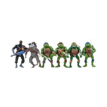 Imagem de Figura De Ação Das Tartarugas Ninja TMNT, Modelo De PVC Para Decoração