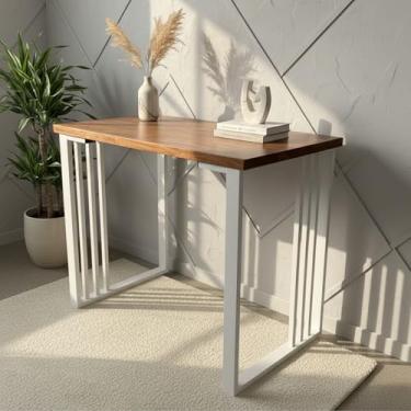 Imagem de Base De Mesa Creta Para Tampos de Madeira (Branco)