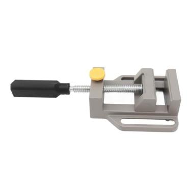 Imagem de LiebeWH Torno de Prensa de Perfuração Pequeno, Torno de Bancada de Liberação Rápida de Liga de Alumínio Braçadeira Multifuncional para Escultura DIY, Ideal para Marcenaria, Fabricação de Joias