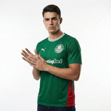 Imagem de Camiseta Futebol Puma Palmeiras Torcedor Home Jersey 26