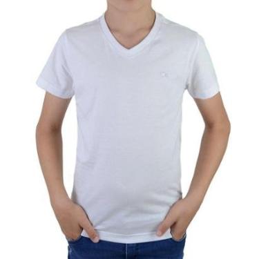 Imagem de Camiseta Infantil Masculina Ogochi Essencial MC Branca 0060-Masculino