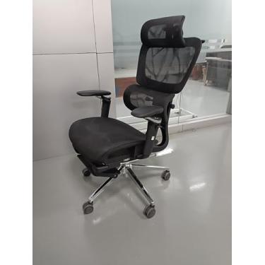 Imagem de Forzolit Cadeira de escritório ergonômica com apoio para os pés