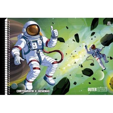 Imagem de Caderno de Cartografia e Desenho Outer Space - ANIMATIVA