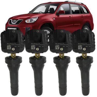 Imagem de Kit 4 Sensor Pressão Pneu Tpms Chery Tiggo 2018 A 2024