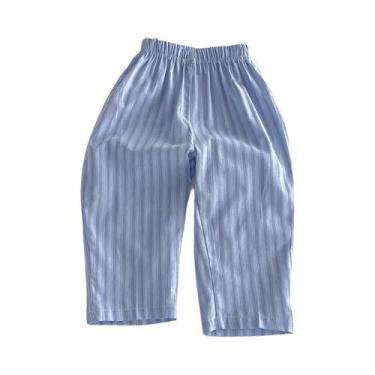 Imagem de Calças Harem Para Crianças, Finas E Soltas, Com Estampa Casual Para Me