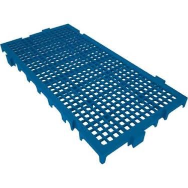 Imagem de Piso Plástico Modular, 250 mm x 500 mm, Azul, 42528, Presto
