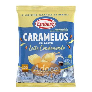 Imagem de Bala caramelo 660g embaré, LEITE CONSENSADO