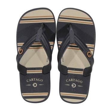 Imagem de Chinelo Infantil Cartago Atlanta Preto/Bege/Castor