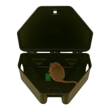 Imagem de Porta Isca Compacto Reutilizável com Chave de Segurança 1pç - Plastide