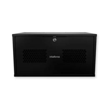 Imagem de Mini Rack 05U x 19P x 370mm, Montado MRM 537, Preto - Intelbras