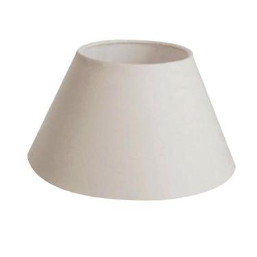 Imagem de Cúpula De Abajur 30x15x40cm Grande de Tecido Algodão Soquete Nacional 