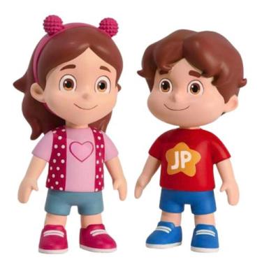 Imagem de Kit Youtuber Bonecos Mini Maria Clara E JP 12cm Personagens Em Vinil B
