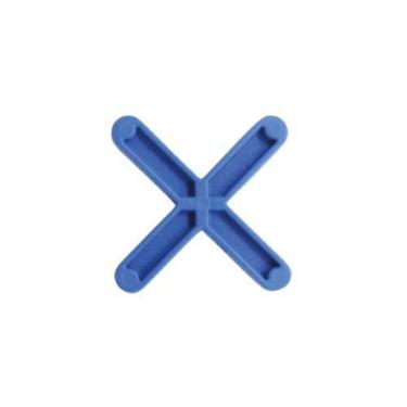 Imagem de Espaçador para Revestimento Cerâmico 5,0MM com 100 UNIDADES e Alinhamento Perfeito Azul Dtools