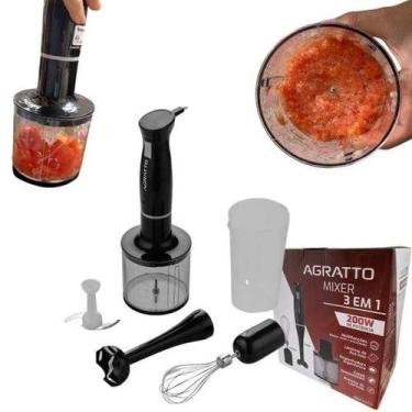 Imagem de Mixer 3 Em 1 Amix01-01 Preto 200w 127v - Elgin, 110V