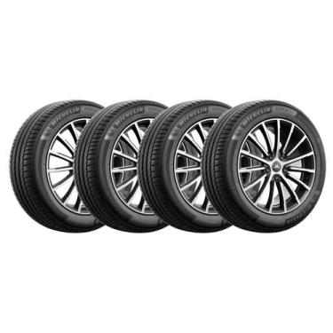 Imagem de Kit 4 Aro 17 Pneus Michelin 215/50 R17 95w Xl Tl Primacy 4+