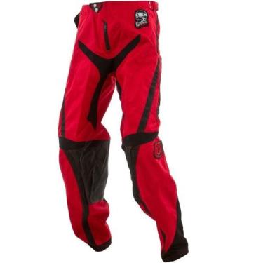 Imagem de Calça Motocross Troy Lee Hot Rod, Vermelho, 40