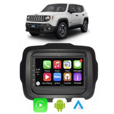 Imagem de Kit Multimidia Android Renegade 2015-2024 7 Pol Carplay + Câmera de Ré