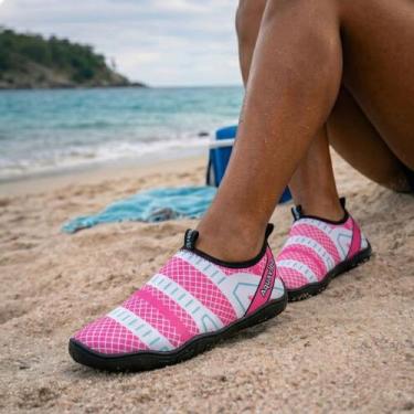 Imagem de Sapatilha Aquática Feminina Neoprene Premium Solado Antiderrapante Cac