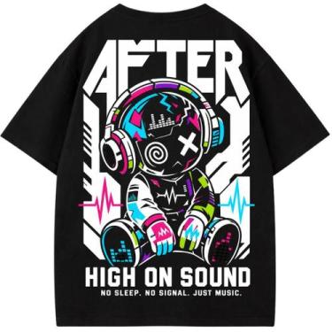 Imagem de Camiseta Oversized Premium 100% Algodão com Estampa DTF - AFTER, M, Br