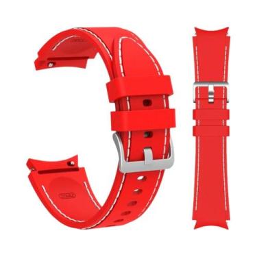 Imagem de Pulseira De Silicone Para Samsung Galaxy Watch 40mm 44mm 45mm 43mm 47m