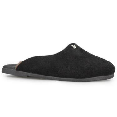 Imagem de Pantufa Forrada em lã natural Gramado Ref.:30439 - Fiero, Camurca pret