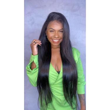 Imagem de Peruca Lace Front Cabelo Humano Deli 5 - 90 cm - Densidade 130 - Cia d